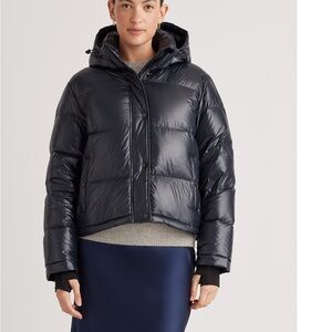 Quince responsible down cropped puffer jacket